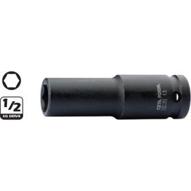 Ceta Form C64-H16 1-2 inç 6 Köşe Derin Havalı 16 mm Lokma Anahtar