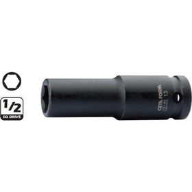 Ceta Form C64-H16 1-2 inç 6 Köşe Derin Havalı 16 mm Lokma Anahtar