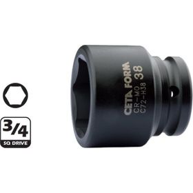 Ceta Form C72-H17 3/4 inç 6 Köşe Havalı 19 mm Lokma Anahtar