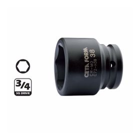 Ceta Form C72-H38 3-4 inç 6 Köşe Havalı 38 mm Lokma Anahtar