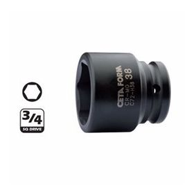 Ceta Form C72-H60 3-4 inç 6 Köşe Havalı 60 mm Lokma Anahtar