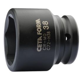 Ceta Form C74-H24 3-4 inç 6 Köşe Derin Havalı 24 mm Lokma Anahtar