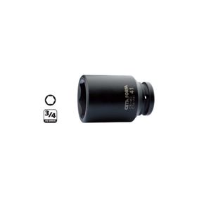Ceta Form C74-H27 3-4 inç 6 Köşe Derin Havalı 27 mm Lokma Anahtar