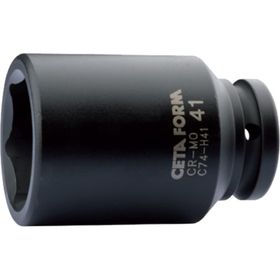 Ceta Form C74-H32 3-4 inç 6 Köşe Derin Havalı 32 mm Lokma Anahtar