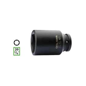 Ceta Form C74-H34 3-4 inç 6 Köşe Derin Havalı 34 mm Lokma Anahtar