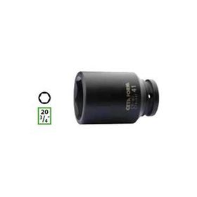 Ceta Form C74-H34 3-4 inç 6 Köşe Derin Havalı 34 mm Lokma Anahtar