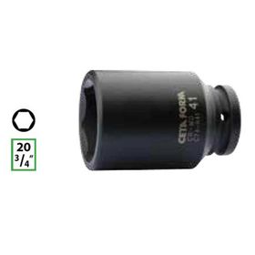 Ceta Form C74-H46 3-4 inç 6 Köşe Derin Havalı 46 mm Lokma Anahtar