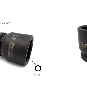 Ceta Form C82-H41 1 inç 6 Köşe Havalı 41 mm Lokma Anahtar