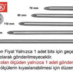 Ceta Form CB-1521 1-4 inç PH1x150 mm 12'li Yıldız Bits Uç