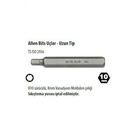 Ceta Form CB-2006G 12 Adet 6.0x30 mm Kısa Tip H10 Allen Bits Uç