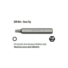Ceta Form CB-3106G 10 Adet M6x 75 mm Uzun Tip H10 XZN Bits Uç