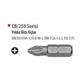 Ceta Form CB/250 Serisi Yıldız Bits Uçlar