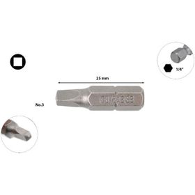 Ceta Form CB/843 25 mm Kare Bits Uç