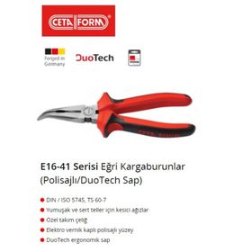 Ceta Form E16-41-0160 160 mm Eğri Kargaburun