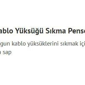 Ceta Form E69F-ES2 Kablo Yüksüğü Sıkma Pensesi