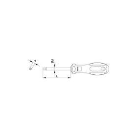 Ceta Form F19-010-080 C-Plus Delikli Torx Uçlu T10x80 mm Tornavida