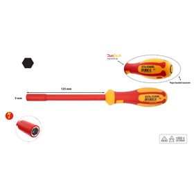 Ceta Form G07-050-125 5 mm 1000V C-Plus Lokma Uçlu Tornavida