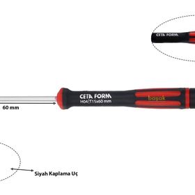 Ceta Form H04-15-060 C-Tronic Torx Uçlu Elektronikçi T15x60mm Tornavida
