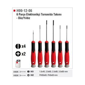 Ceta Form H99-12-06 6 Parça Elektronikçi Tornavida Takımı
