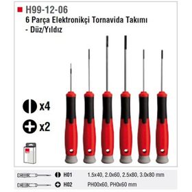 Ceta Form H99-12-06 6 Parça Elektronikçi Tornavida Takımı