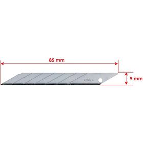 Ceta Form J46-R-30 10'lu 9 mm Kretuar Tip Maket Bıçağı Yedeği