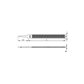 Ceta Form J67-110 10 inç-250 mm Kalın Diş Standart Törpü