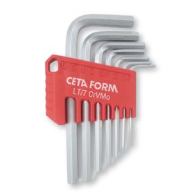 Ceta Form LTB/7 7 Parça Kısa Tip Fosfat Kaplı L Allen Anahtar Takımı