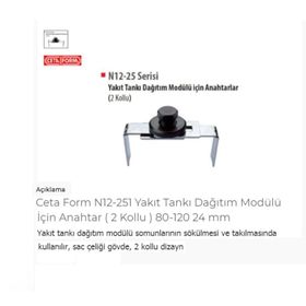 Ceta Form N12-251 Anahtar