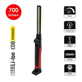 Ceta Form R10F-SLIM1 700 Lümen Slim Şarjlı Led Çalışma Lambası