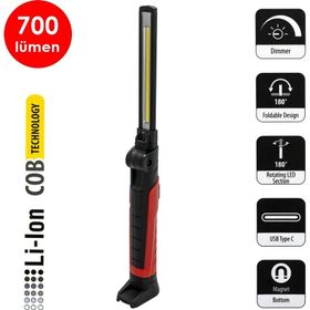 Ceta Form R10F-SLIM1 700 Lümen Slim Şarjlı Led Çalışma Lambası