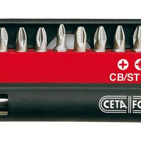 Cetaform CB/ST112 11 Parça Yıldız Pozidriv Bits Uç Takımı