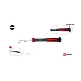 Cetaform H01-12-040 Düz Uçlu Elektronikçi Tornavida