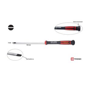 Cetaform H01-30-100 Düz Uçlu Elektronikçi Tornavida
