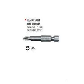 Cetaform PZ2 x 50 mm Mıknatıslı Bits Uçlu Yıldız Tornavida Ucu