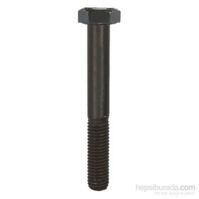 Çetin M16x70 Din 931 8.8 Kalite Akb Yarım Diş Çelik Siyah 15 Adet Civata