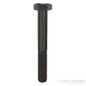 Çetin M20x80 Din 931 8.8 Kalite Akb Yarım Diş Çelik Siyah 5 Adet Civata