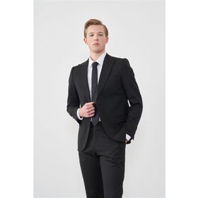 Çetinkaya Mentality 3118 Siyah Yunter Loco Slim Fit Erkek Takım Elbise