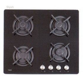 Çetintaş 848 CT 4 Gözlü Gazlı Cam Yüzeyli Set Üstü Ocak Siyah