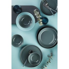 CetKing Fit-C 18 Parça Mavi 6 Kişilik Yemek Takımı