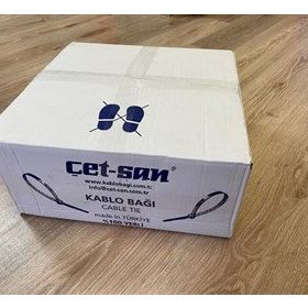 Çetsan COPY10803CB.02520 2.5x200 Beyaz 15.000 Adet Koli Kablo Bağı