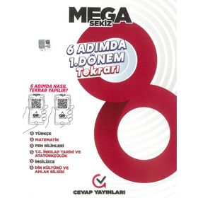Cevap Yayınları 8. Sınıf Mega 6 Adımda 1. Dönem Tekrarı