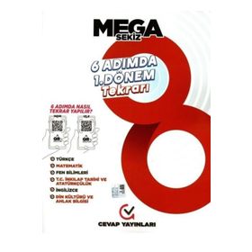 Cevap Yayınları 8. Sınıf Mega 6 Adımda 1. Dönem Tekrarı