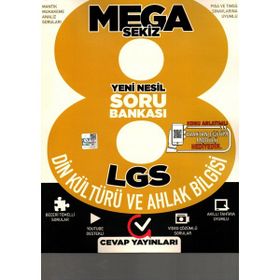 Cevap Yayınları Mega 8. Sınıf Lgs Din Kültürü Yeni Nesil Soru Bankası
