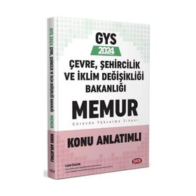 Çevre Şehircilik ve İklim Değişikliği Bakanlığı Memur GYS Konu Anlatımlı - Data Yayınları