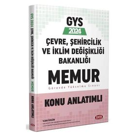 Çevre Şehircilik ve İklim Değişikliği Bakanlığı Memur GYS Konu Anlatımlı - Data Yayınları