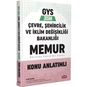 Çevre Şehircilik ve İklim Değişikliği Bakanlığı Memur GYS Konu Anlatımlı - Data Yayınları