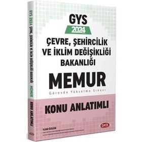 Çevre Şehircilik ve İklim Değişikliği Bakanlığı Memur GYS Konu Anlatımlı - Data Yayınları