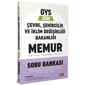 Çevre Şehircilik ve İklim Değişikliği Bakanlığı Memur GYS Soru Bankası - Data Yayınları