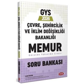 Çevre Şehircilik ve İklim Değişikliği Bakanlığı Memur GYS Soru Bankası - Data Yayınları