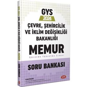 Çevre Şehircilik ve İklim Değişikliği Bakanlığı Memur GYS Soru Bankası - Data Yayınları